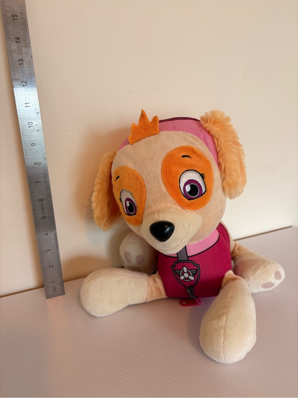Paw Patrol Skye Plush Toy - Pink and Peach